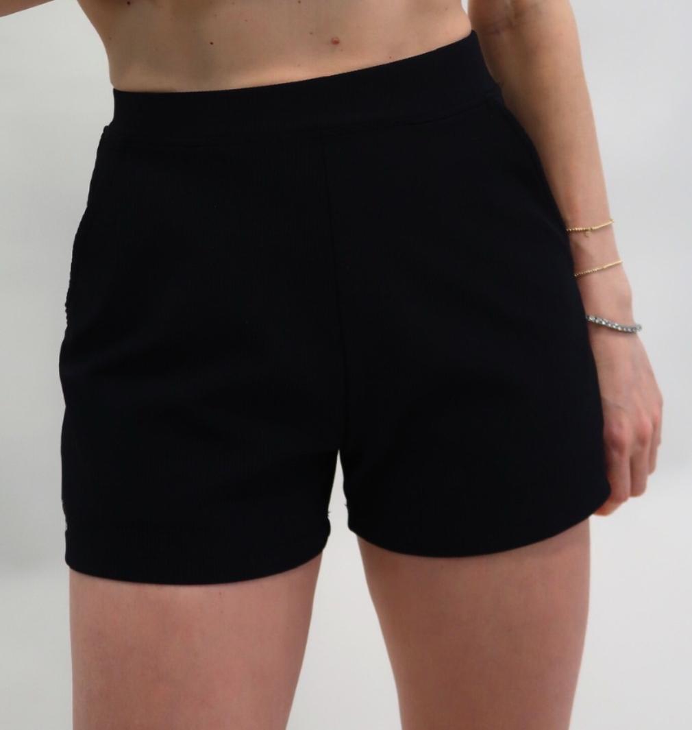 LYNA RIBBED SHORT